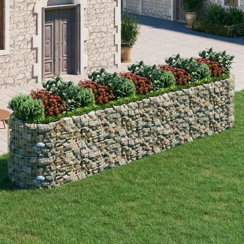 vidaXL Gabion Raised Bed Galvanised Iron 120x50x50 cm by vidaXL