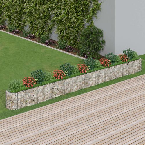 vidaXL Gabion Raised Bed Galvanised Iron 120x50x50 cm - Raised Beds from vidaXL