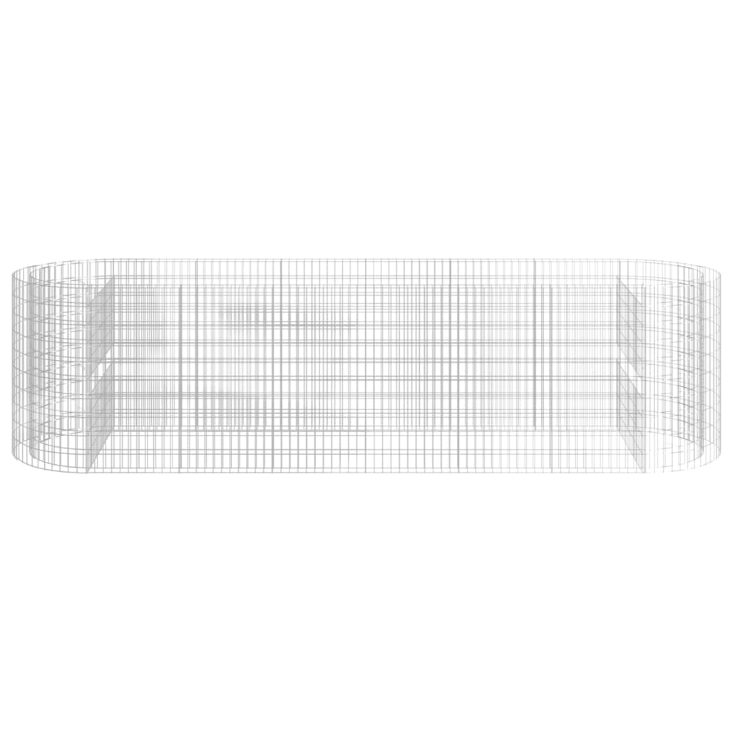 vidaXL Gabion Raised Bed Galvanised Iron 120x50x50 cm - Raised Beds from vidaXL