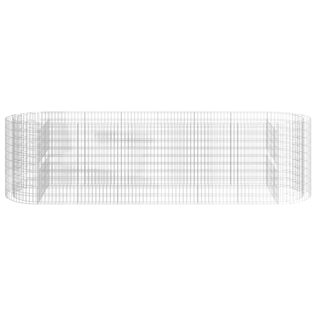 vidaXL vidaXL Gabion Raised Bed Galvanised Iron 120x50x50 cm - Raised Beds