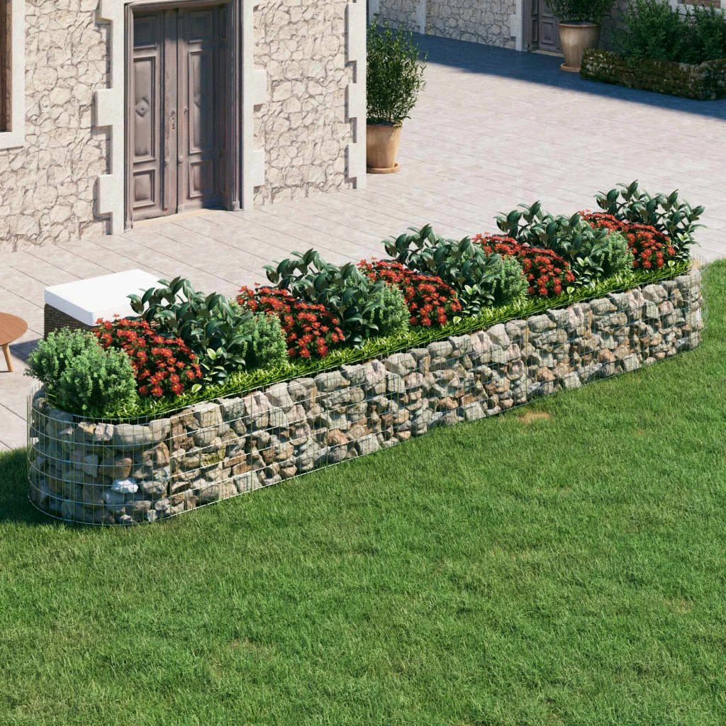 vidaXL Gabion Raised Bed Galvanised Iron 120x50x50 cm by vidaXL