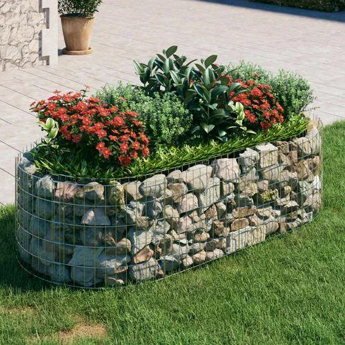 vidaXL Gabion Raised Bed Galvanised Iron 120x50x50 cm by vidaXL