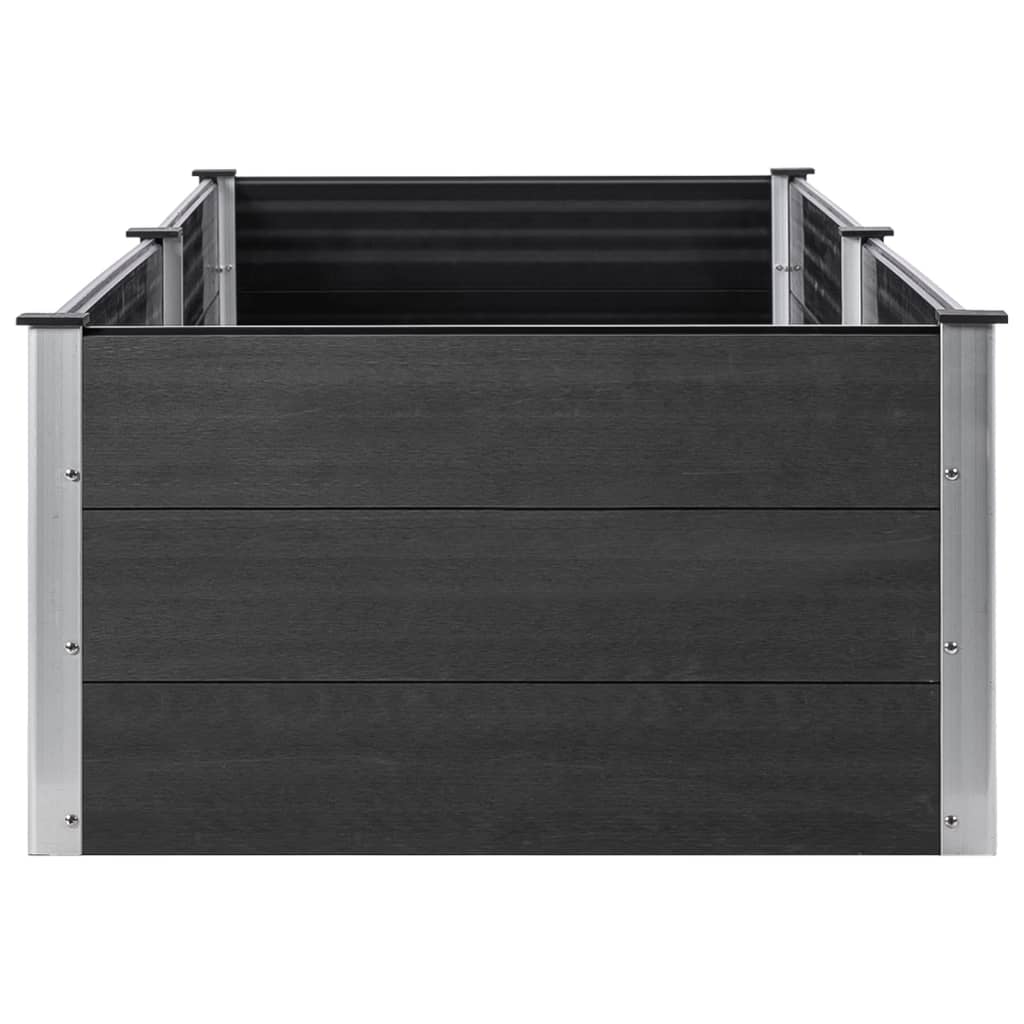 vidaXL Garden Raised Bed 200x50x54 cm WPC Grey - Raised Beds from vidaXL