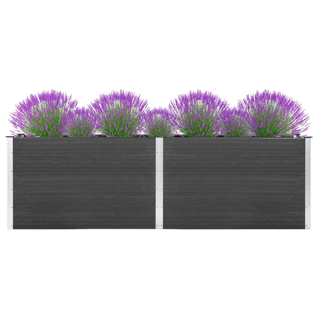 vidaXL Garden Raised Bed 200x50x54 cm WPC Grey - Raised Beds from vidaXL