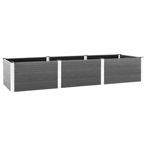 vidaXL Garden Raised Bed 200x50x54 cm WPC Grey - Raised Beds from vidaXL