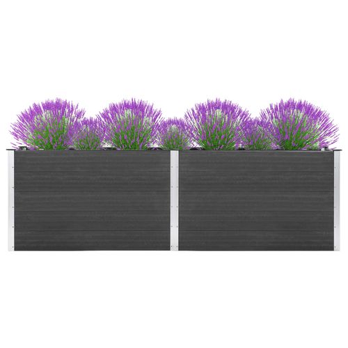 vidaXL Garden Raised Bed 200x50x54 cm WPC Grey - Raised Beds from vidaXL