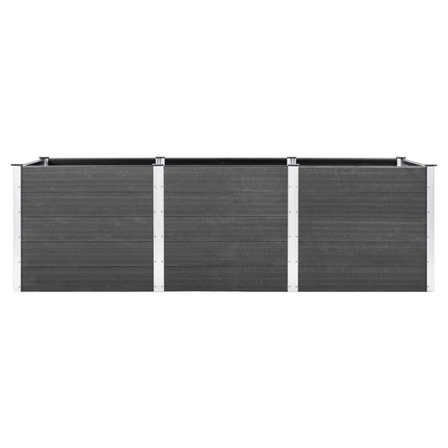 vidaXL Garden Raised Bed 200x50x54 cm WPC Grey - Raised Beds from vidaXL