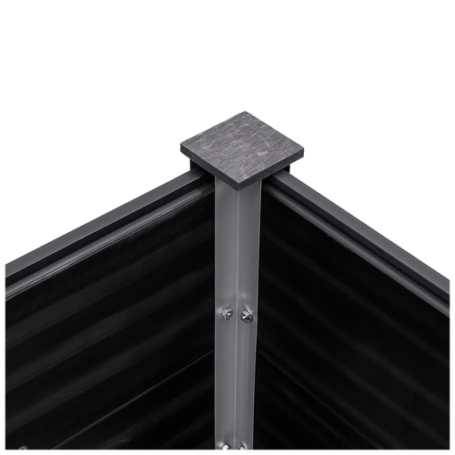 vidaXL Garden Raised Bed 200x50x54 cm WPC Grey - Raised Beds from vidaXL