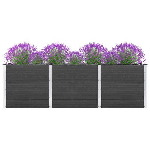 vidaXL Garden Raised Bed 200x50x54 cm WPC Grey - Raised Beds from vidaXL