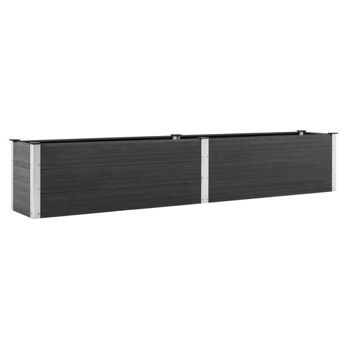 vidaXL Garden Raised Bed 200x50x54 cm WPC Grey - Raised Beds from vidaXL