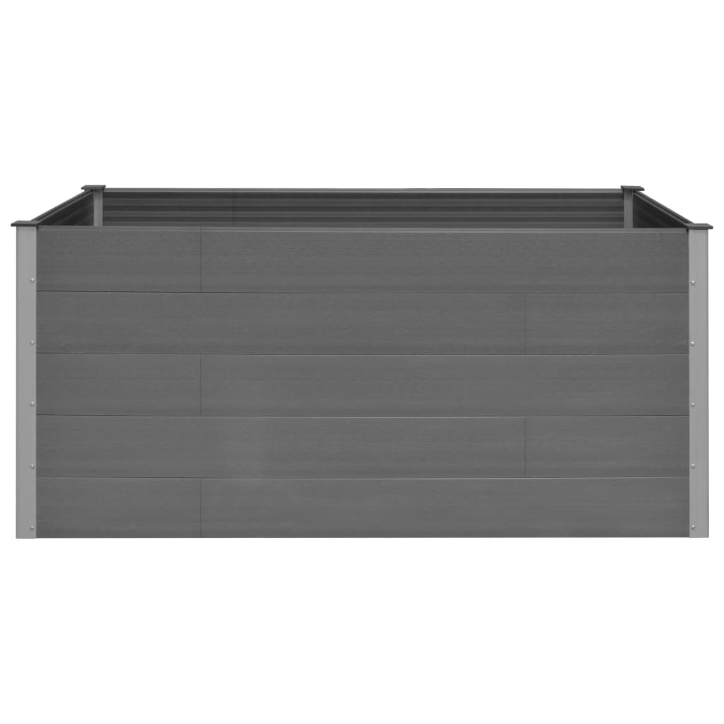 vidaXL Garden Raised Bed 250x50x54 cm WPC Grey - Raised Beds from vidaXL