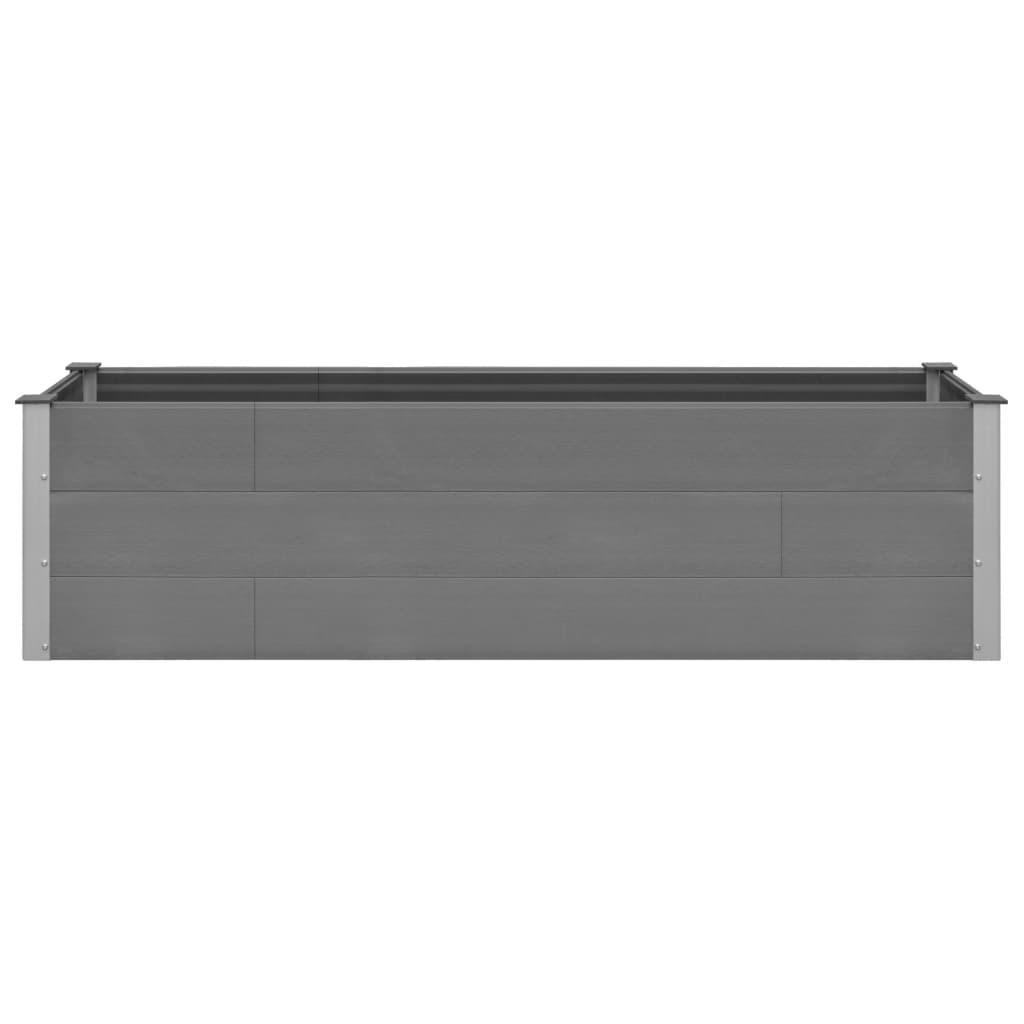 vidaXL Garden Raised Bed 250x50x54 cm WPC Grey - Raised Beds from vidaXL