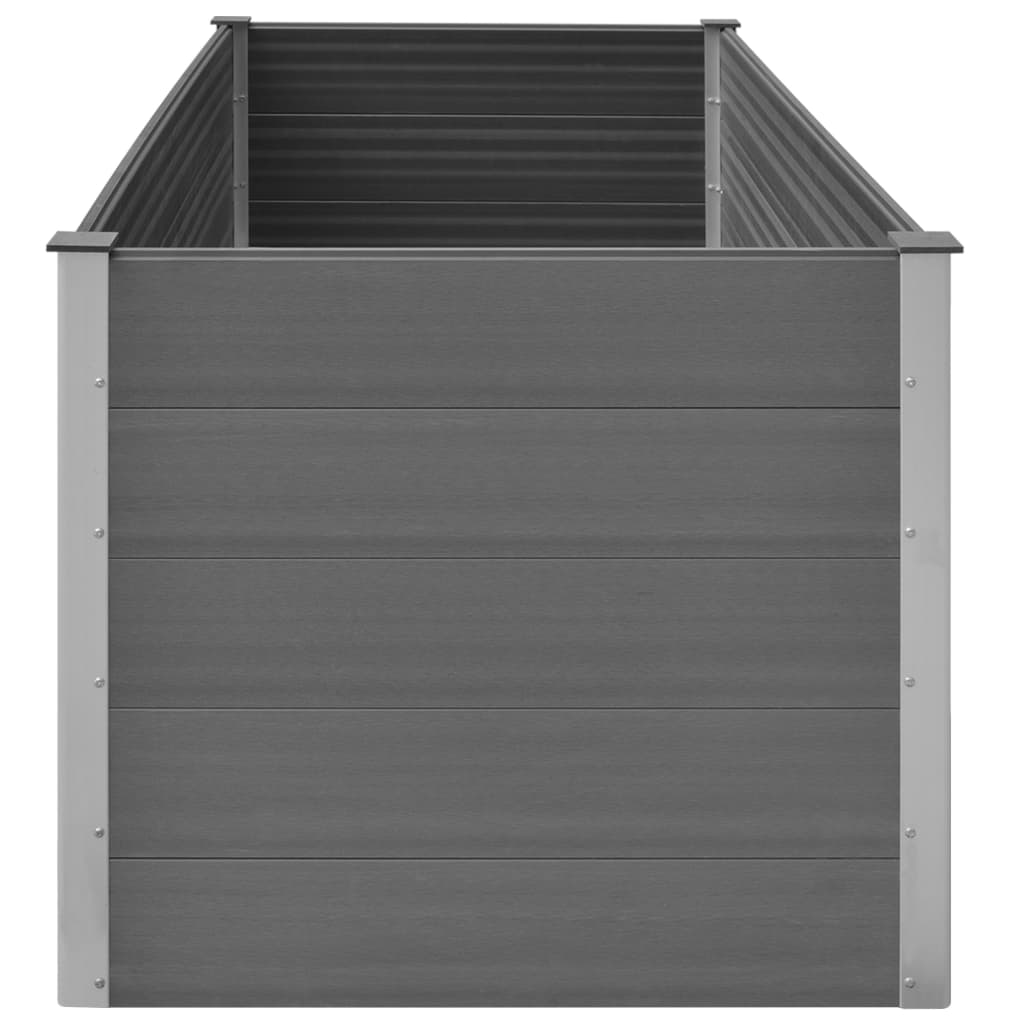 vidaXL Garden Raised Bed 250x50x54 cm WPC Grey - Raised Beds from vidaXL