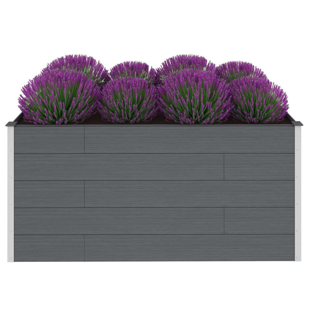 vidaXL Garden Raised Bed 250x50x54 cm WPC Grey - Raised Beds from vidaXL
