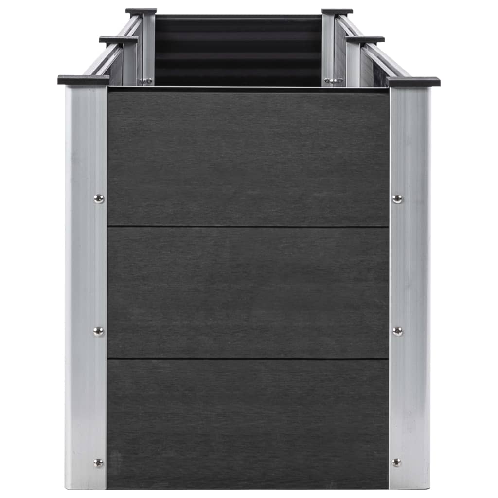 vidaXL Garden Raised Bed 250x50x54 cm WPC Grey - Raised Beds from vidaXL