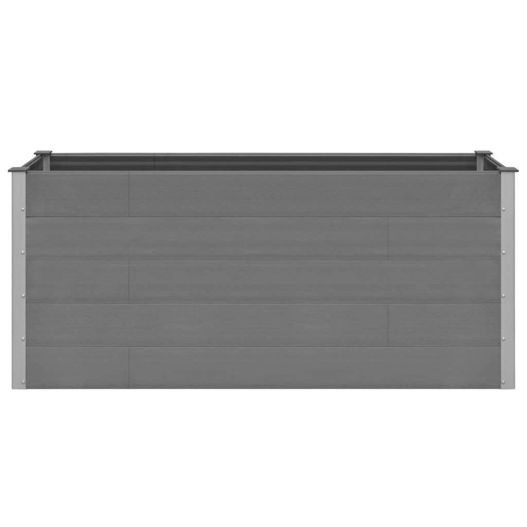 vidaXL Garden Raised Bed 250x50x54 cm WPC Grey - Raised Beds from vidaXL