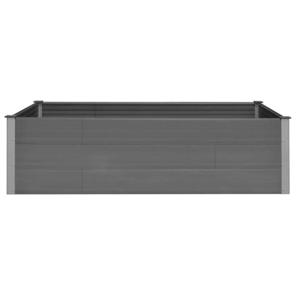 vidaXL Garden Raised Bed 250x50x54 cm WPC Grey - Raised Beds from vidaXL