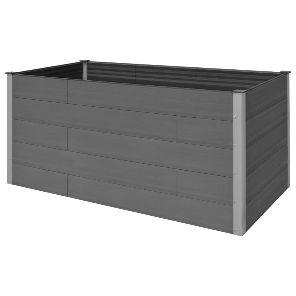 vidaXL Garden Raised Bed 250x50x54 cm WPC Grey - Raised Beds from vidaXL