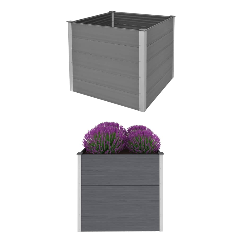 vidaXL Garden Raised Bed 250x50x54 cm WPC Grey - Raised Beds from vidaXL