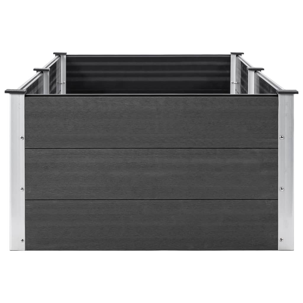 vidaXL Garden Raised Bed 250x50x54 cm WPC Grey - Raised Beds from vidaXL