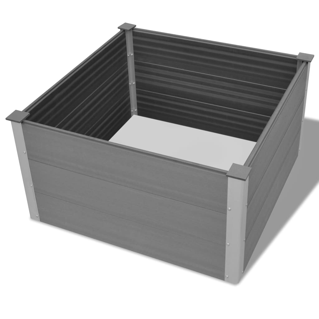 vidaXL Garden Raised Bed 250x50x54 cm WPC Grey - Raised Beds from vidaXL