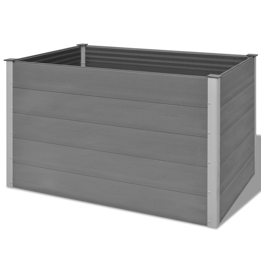 vidaXL Garden Raised Bed 250x50x54 cm WPC Grey - Raised Beds from vidaXL