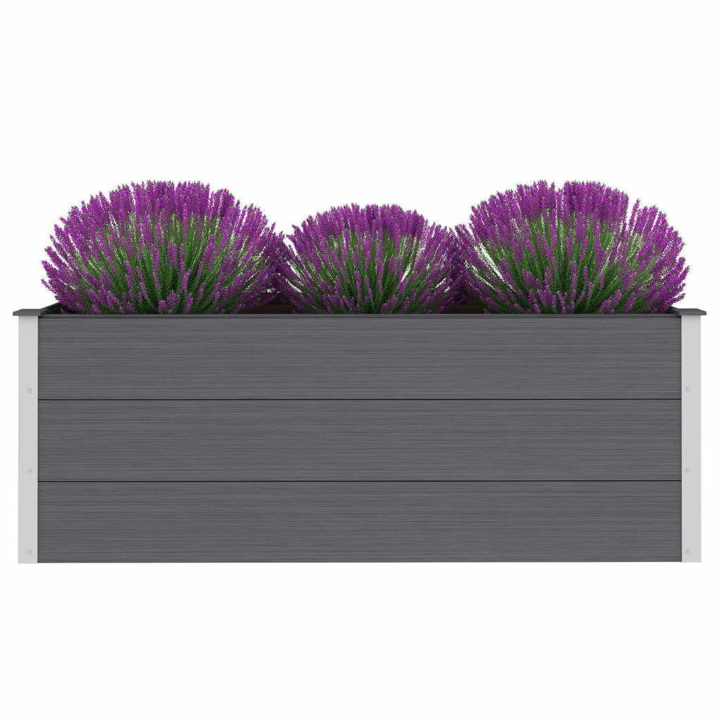 vidaXL Garden Raised Bed 250x50x54 cm WPC Grey - Raised Beds from vidaXL