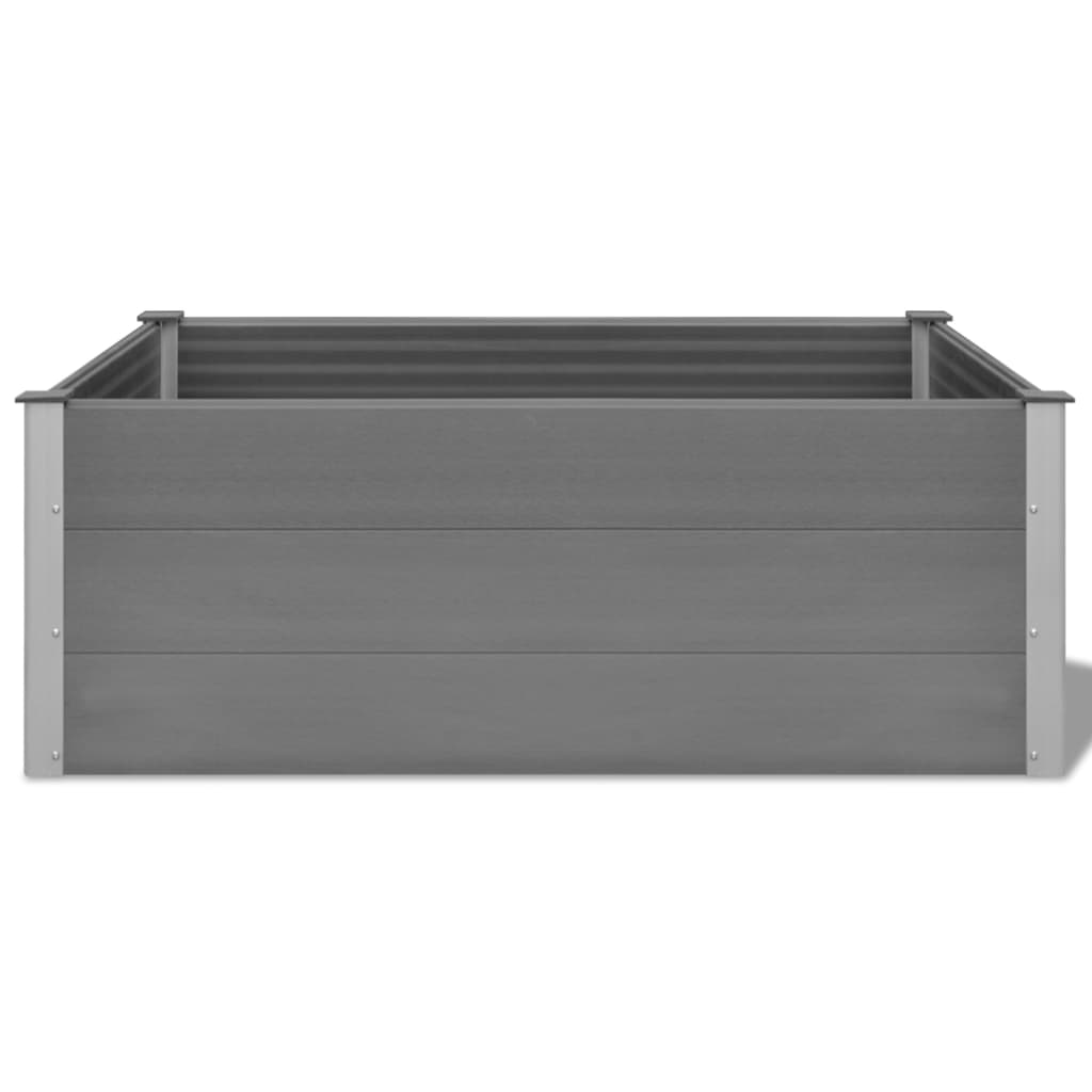 vidaXL Garden Raised Bed 250x50x54 cm WPC Grey - Raised Beds from vidaXL