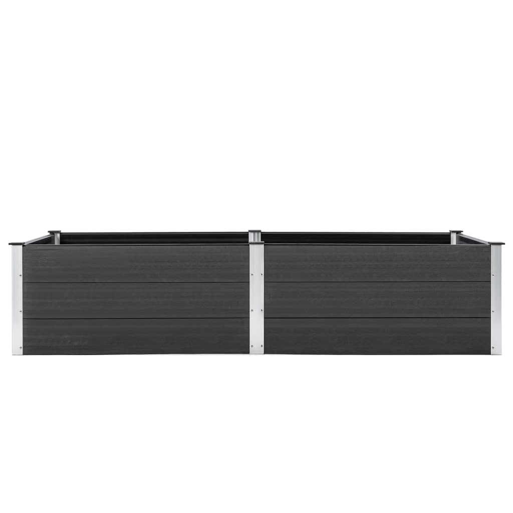 vidaXL Garden Raised Bed 250x50x54 cm WPC Grey - Raised Beds from vidaXL