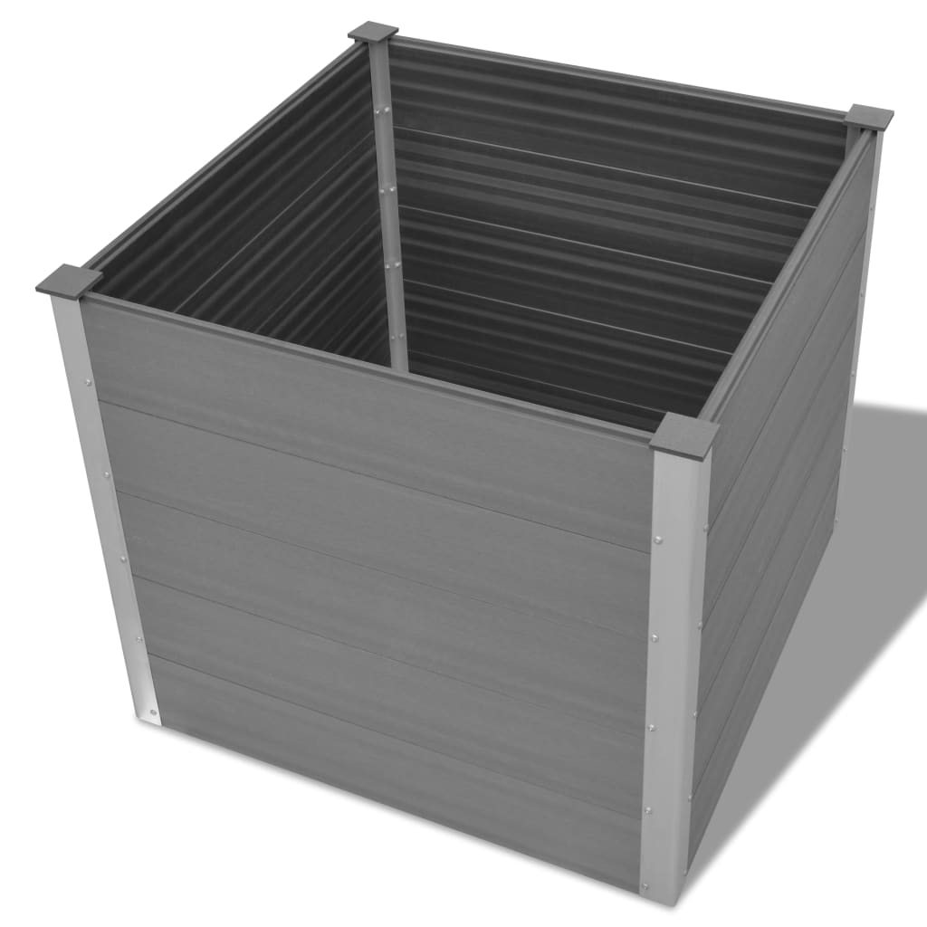 vidaXL Garden Raised Bed 250x50x54 cm WPC Grey - Raised Beds from vidaXL