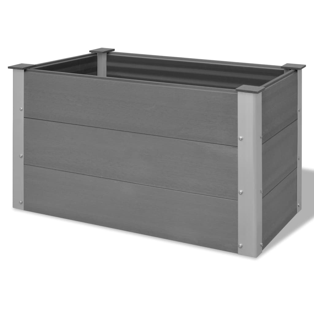 vidaXL Garden Raised Bed 250x50x54 cm WPC Grey - Raised Beds from vidaXL