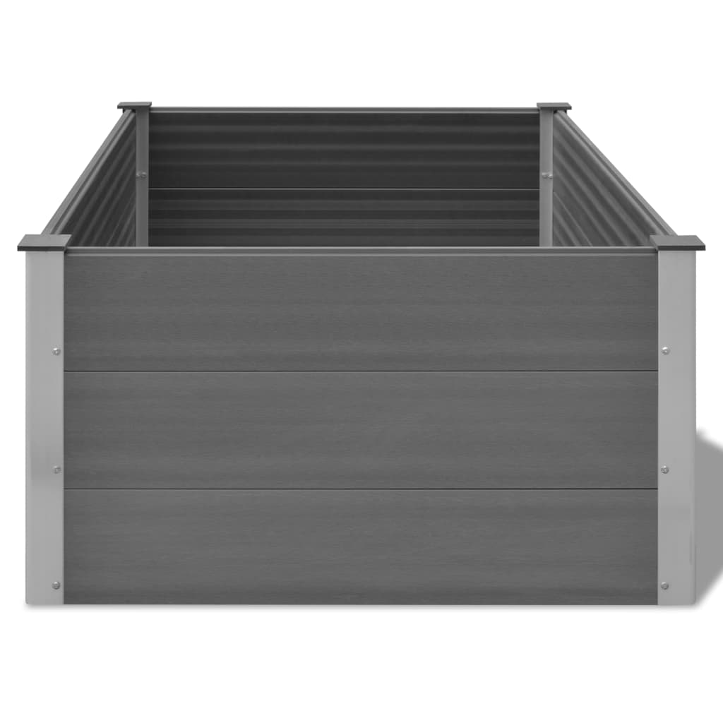 vidaXL Garden Raised Bed 250x50x54 cm WPC Grey - Raised Beds from vidaXL