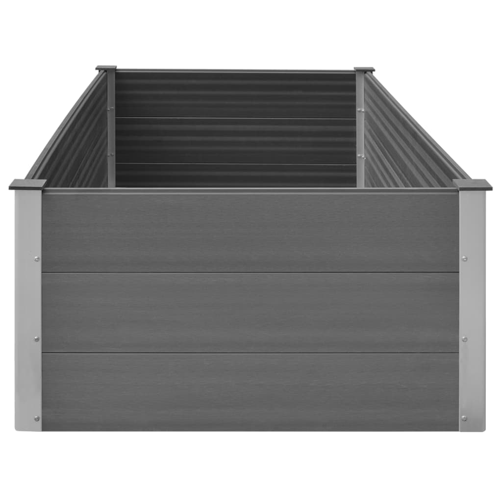 vidaXL Garden Raised Bed 250x50x54 cm WPC Grey - Raised Beds from vidaXL