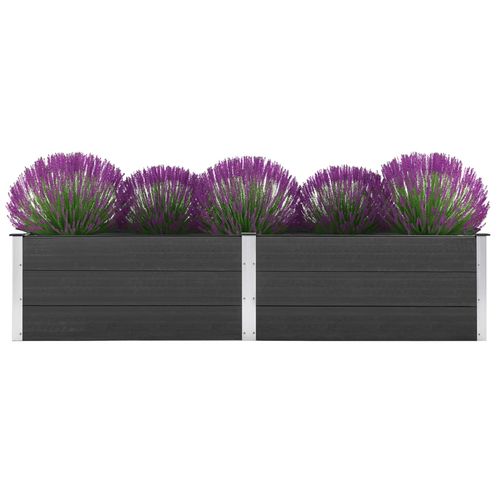 vidaXL Garden Raised Bed 250x50x54 cm WPC Grey - Raised Beds from vidaXL