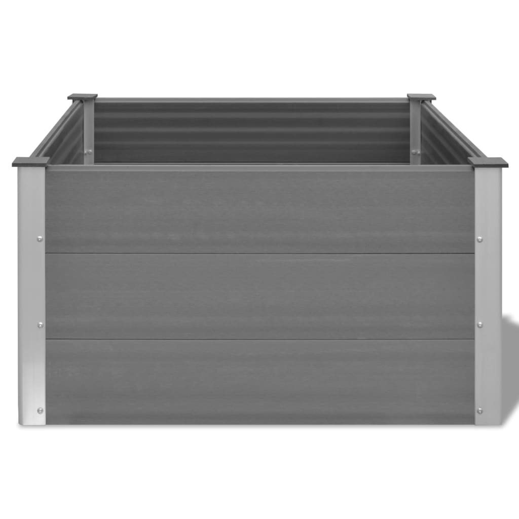 vidaXL Garden Raised Bed 250x50x54 cm WPC Grey - Raised Beds from vidaXL