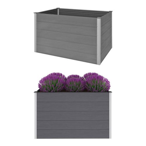 vidaXL Garden Raised Bed 250x50x54 cm WPC Grey - Raised Beds from vidaXL