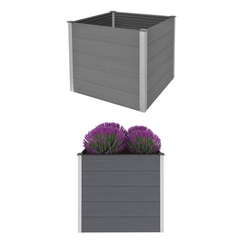 vidaXL Garden Raised Bed 250x50x54 cm WPC Grey - Raised Beds from vidaXL