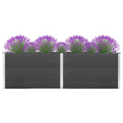 vidaXL Garden Raised Bed 250x50x54 cm WPC Grey - Raised Beds from vidaXL