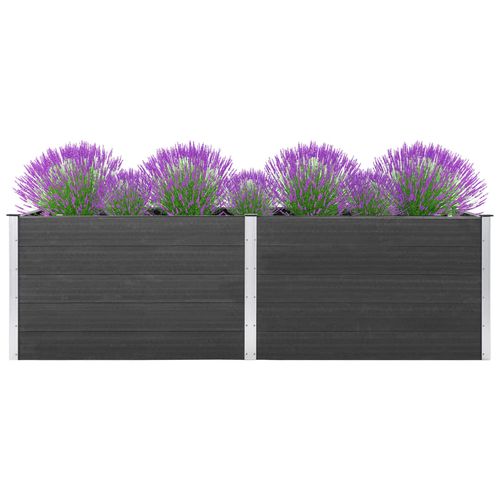 vidaXL Garden Raised Bed 250x50x54 cm WPC Grey - Raised Beds from vidaXL