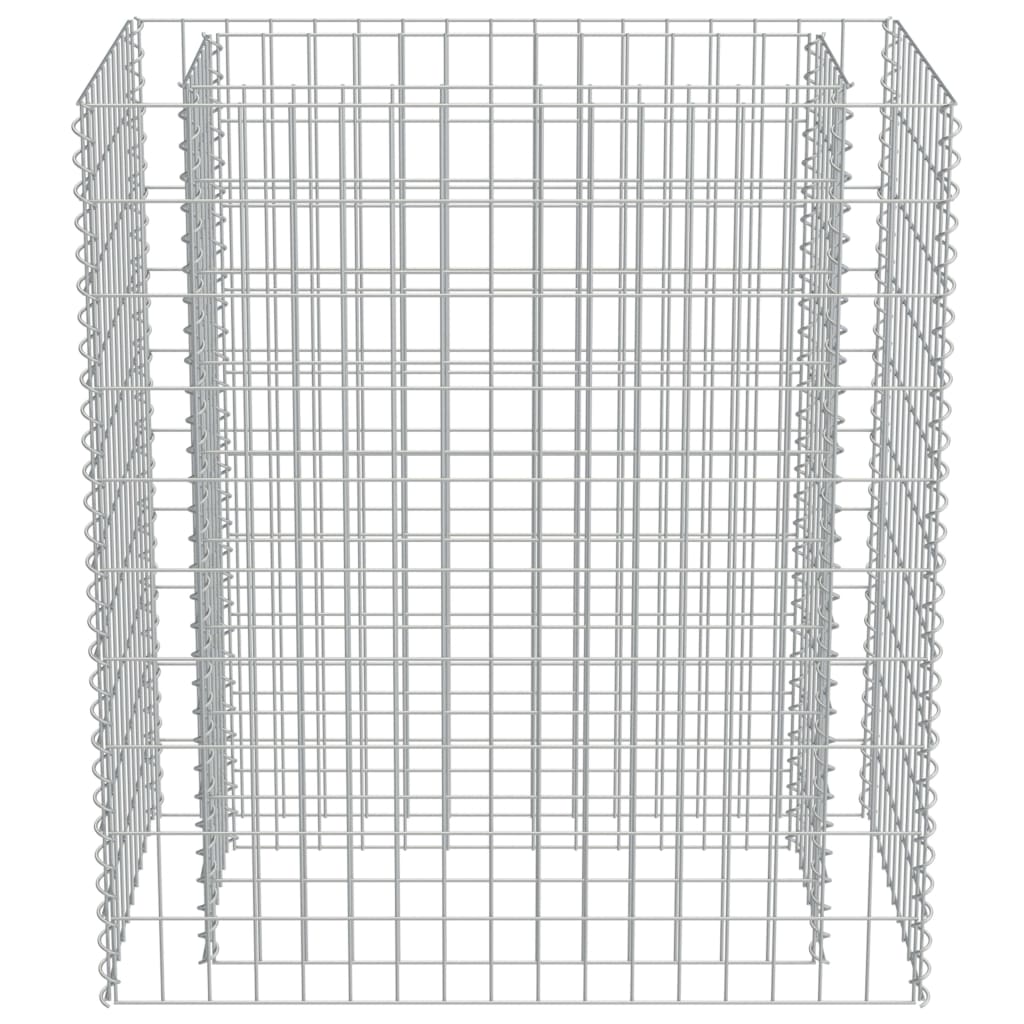 vidaXL Gabion Raised Bed Galvanised Steel 450x90x100 cm - Raised Beds from vidaXL