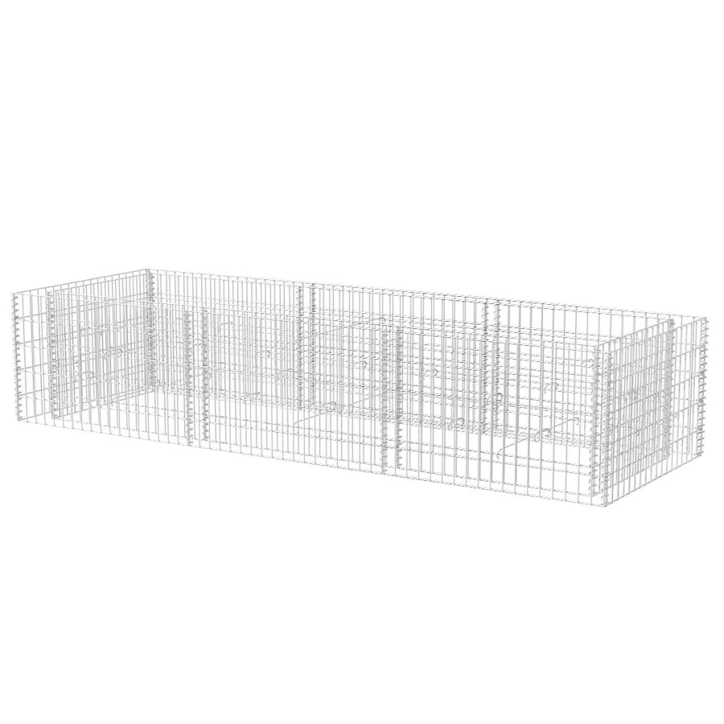 vidaXL Gabion Raised Bed Steel 360x90x100 cm - Raised Beds from vidaXL