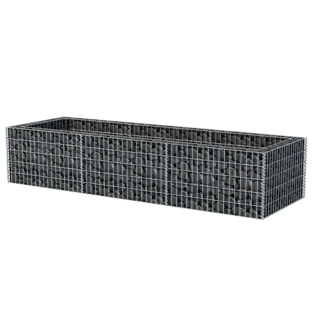 vidaXL Gabion Raised Bed Steel 360x90x100 cm - Raised Beds from vidaXL