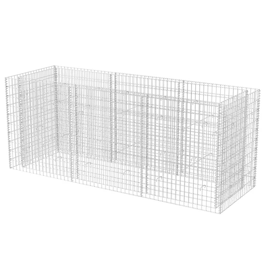 vidaXL Gabion Raised Bed Steel 360x90x100 cm - Raised Beds from vidaXL