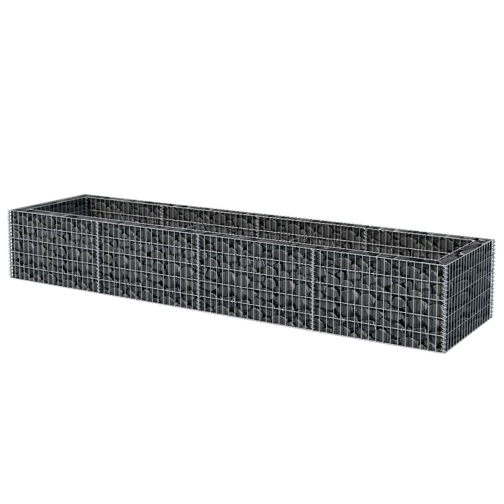vidaXL Gabion Raised Bed Steel 360x90x100 cm - Raised Beds from vidaXL