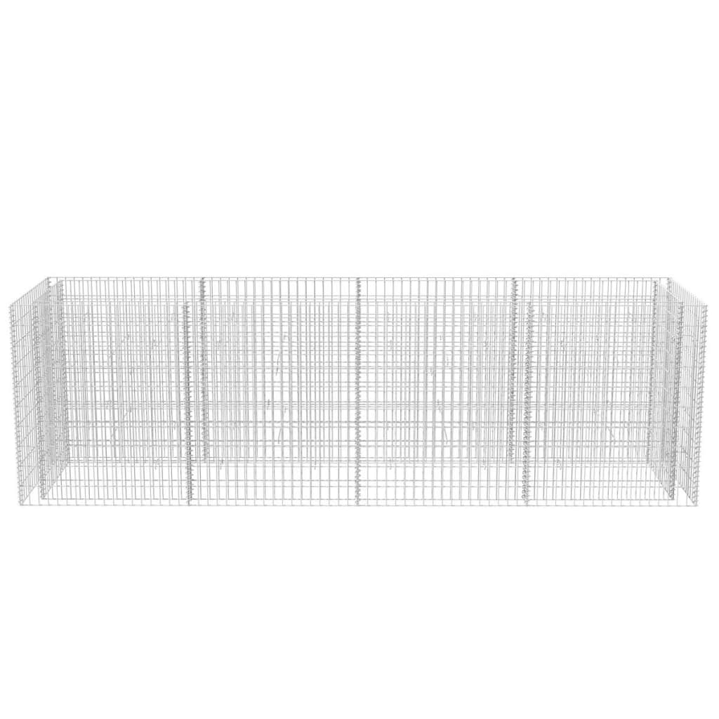 vidaXL Gabion Raised Bed Steel 360x90x100 cm - Raised Beds from vidaXL