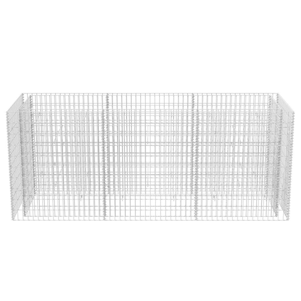 vidaXL Gabion Raised Bed Steel 360x90x100 cm - Raised Beds from vidaXL