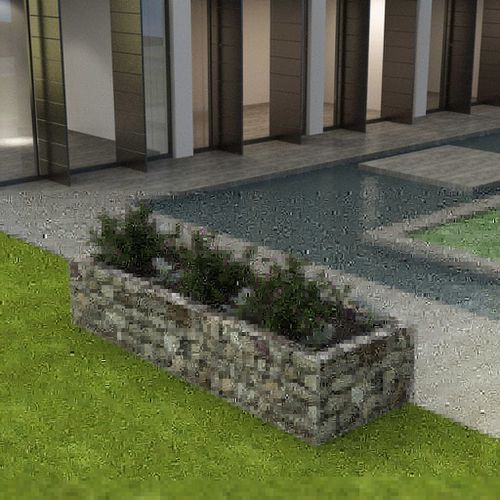 vidaXL Gabion Raised Bed Steel 360x90x100 cm - Raised Beds from vidaXL