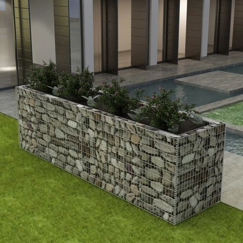 vidaXL Gabion Raised Bed Steel 360x90x100 cm - Raised Beds from vidaXL