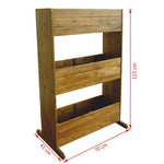 3-Tier Garden Raised Bed Solid Acacia Wood - Raised Beds from vidaXL