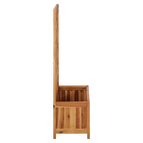 Garden Raised Bed with Trellis Solid Acacia Wood - Home Symphony